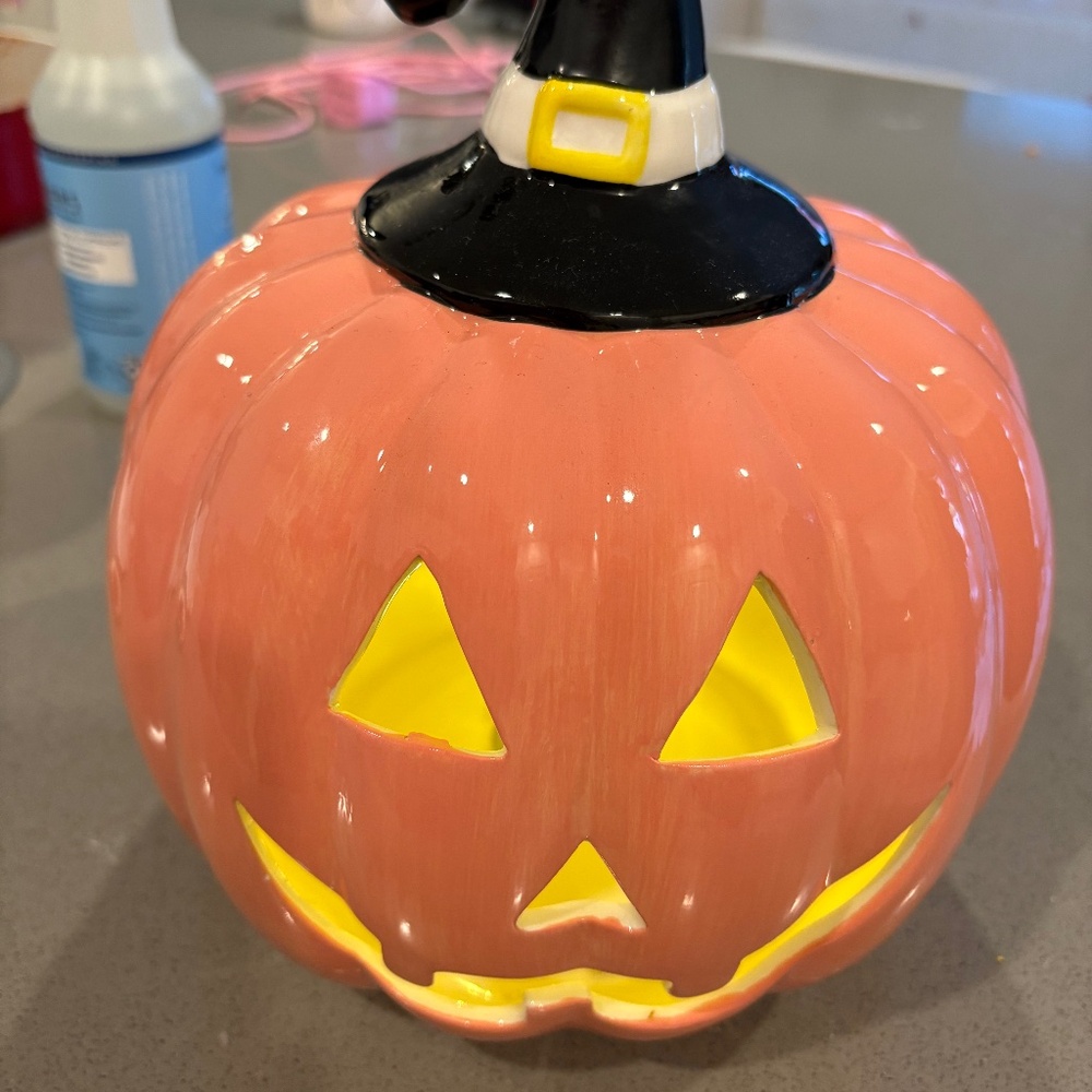 Jack o lantern ceramic